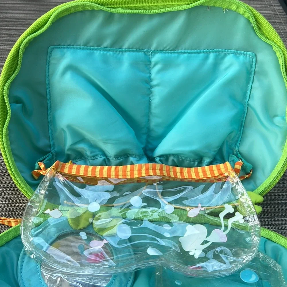 Vintage Haba Girls Toiletries Bag Green Frog